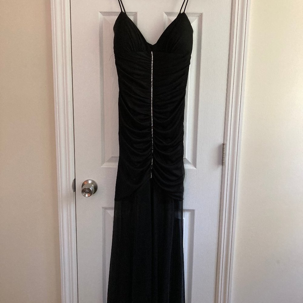 Floor-Length Black Evening/Prom Dress